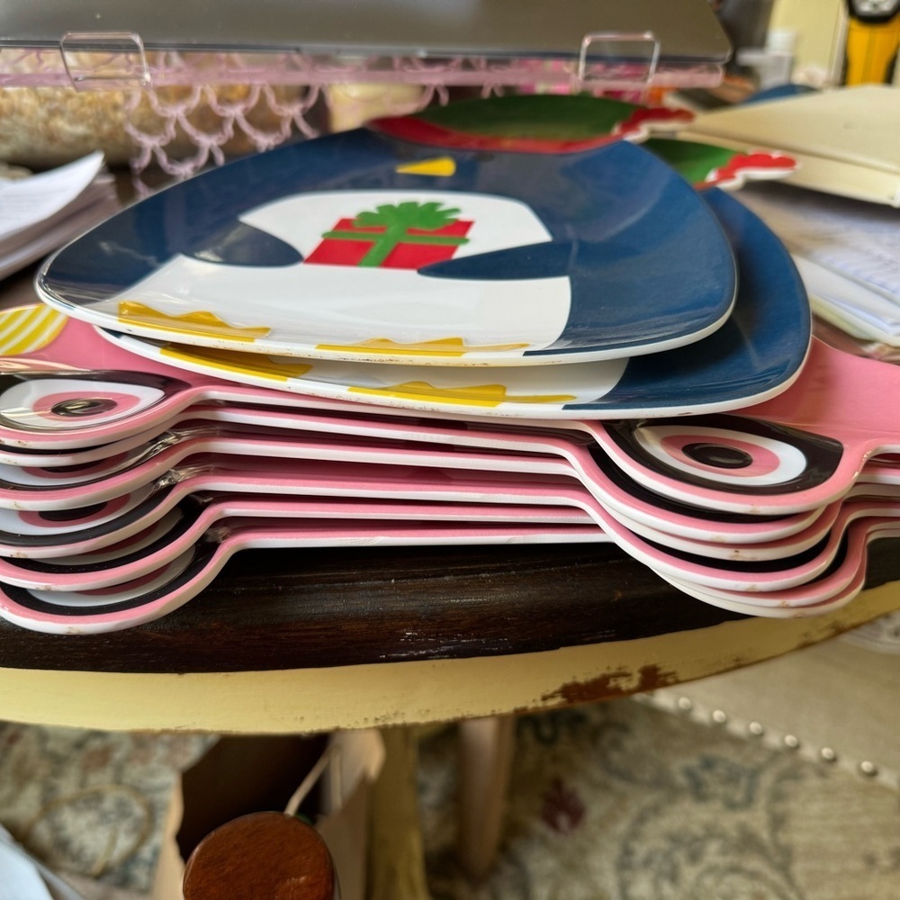 Wondershop/Target Festive Melamine Plates! Pack of 8! NWT - Picture 6 of 6